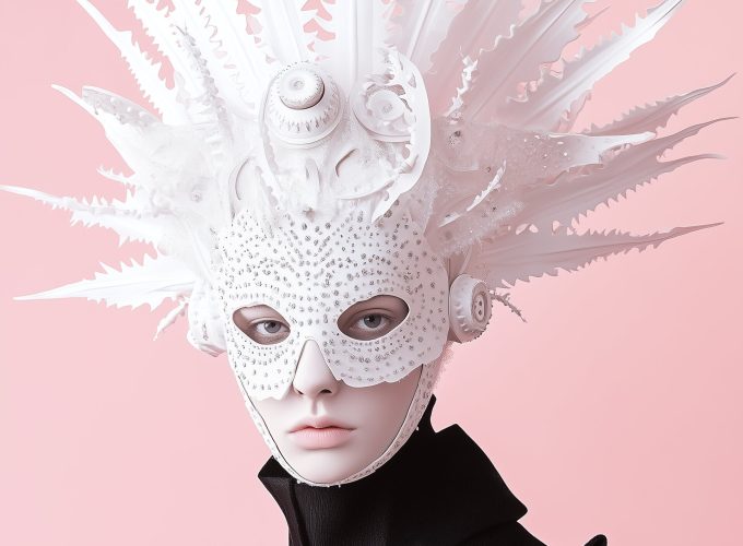 Avant-Garde Headpiece and Mask